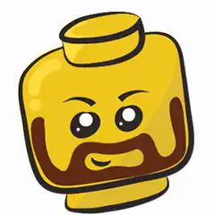 Lego Minifigure Head Winking
