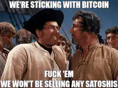 We're Sticking With Bitcoin Fuck 'Em