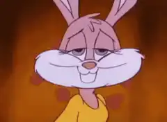 Lola Bunny winking with hearts