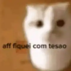 blurry white cat aff fiquei com tesao