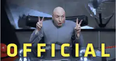 Dr. Evil making the official sign
