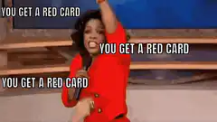 Oprah You Get A Red Card