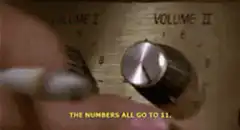 Volume knobs turn to 11