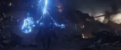 Hela unleashes lightning blast