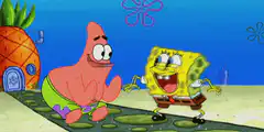 SpongeBob and Patrick dancing