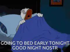 DuckTales Scrooge yawns and goes to bed