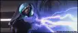 Hooded figure casting lightning