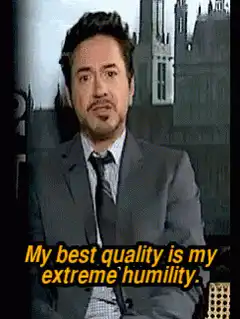 Robert Downey Jr. extreme humility