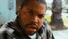 Ice Cube suspicious look