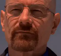 Walter White squinting