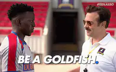 Be a Goldfish Ted Lasso