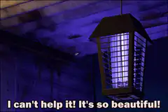bug zapper light flickering