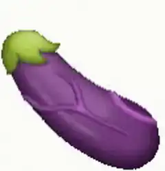 pixel art eggplant