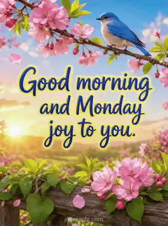 Good morning and Monday joy to you