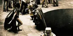 300 Spartans fall into pit