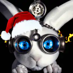 Bitcoin Christmas Bunny