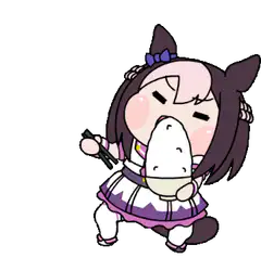 MeeMee eating rice