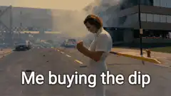 Me buying the dip my portfolio