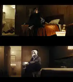 The Nun and the Ghost in a Bedroom