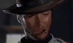 Clint Eastwood smoking cigar