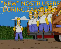 Homer Simpson pile from truck