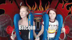 Bitcoin vs Me on a roller coaster