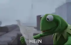 Kermit the Frog reads a map