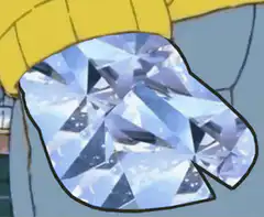 Sparkling diamond ring close-up