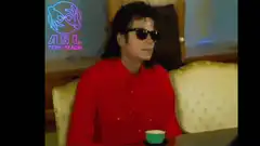 Michael Jackson with chimpanzee