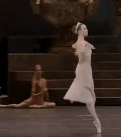 Ballerina performing on stage