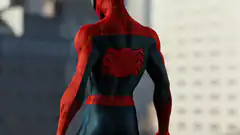 Spider-Man suit back view