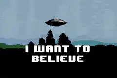 I Want To Believe pixel art