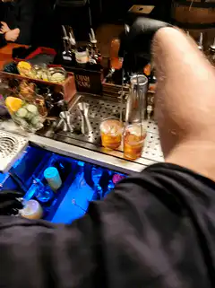 bartender shaking cocktails
