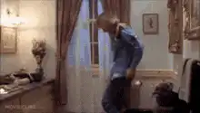 Barry Gibb gets sucked into the toilet