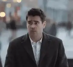 Colin Farrell confused face