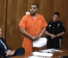 O.J. Simpson courtroom crumple