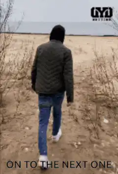 Man walking away on to the next one