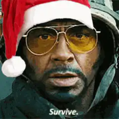 Mike Epps Santa Hat Survive