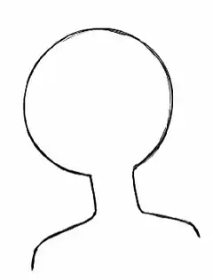 Simple line drawing morphing into a horse