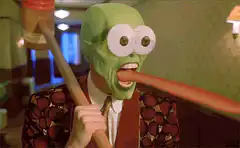 The Mask with a giant tongue