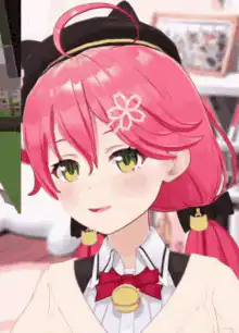 Sakura Miko thumbs up