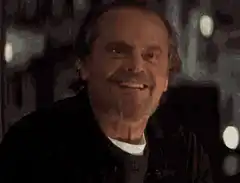 Jack Nicholson creepy smile