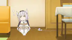 Tohru sitting on the floor