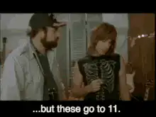 Spinal Tap guitar goes to 11
