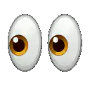 pixel art eyes looking around