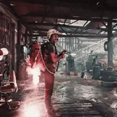 Man with jetpack explodes in garage