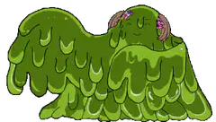 green slime angel