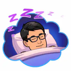 Man Sleeping with Zzz