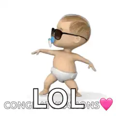 Cool Baby Dancing with LOL