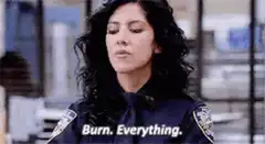 Officer Angie Lopez Burn Everything